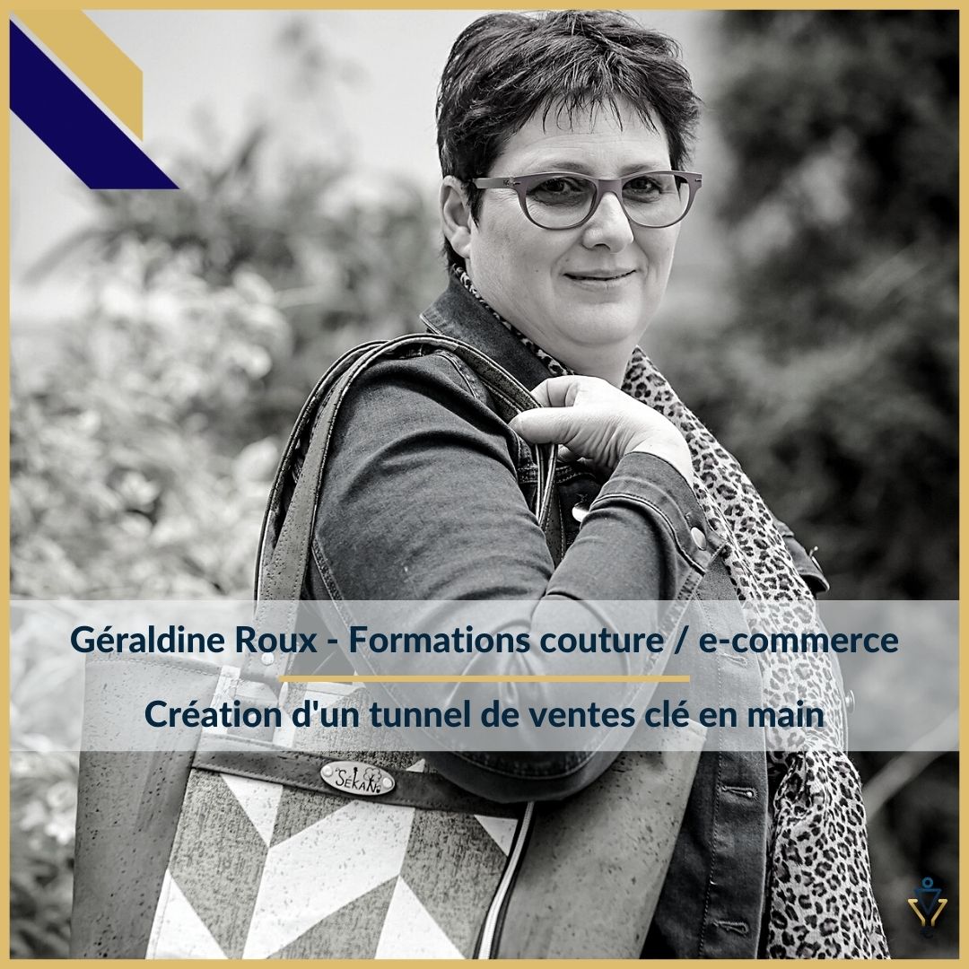 Géraldine Roux - Création d'un tunnel de ventes clé en mainERO Corp - Agence de tunnel de ventes et optimisation avec Funnelytics