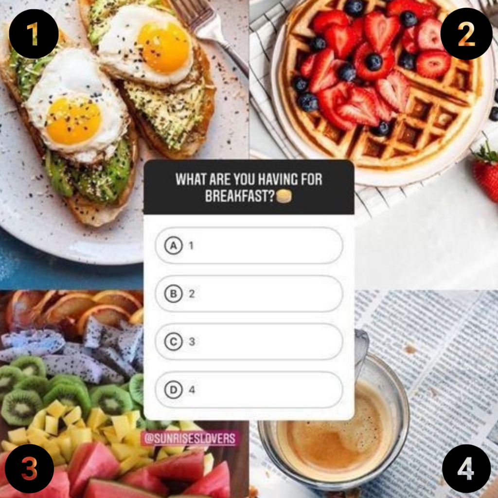 Format interactif Stories Instagram sponsorisées - sticker sondage Meta 2026